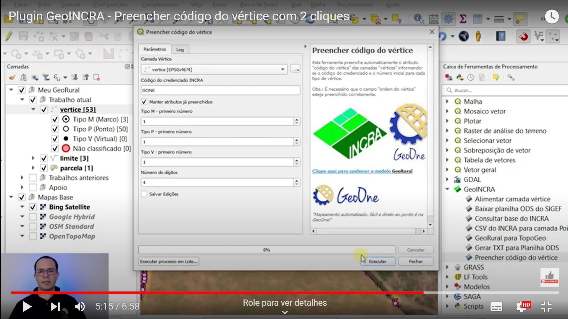 GeoINCRA no QGIS