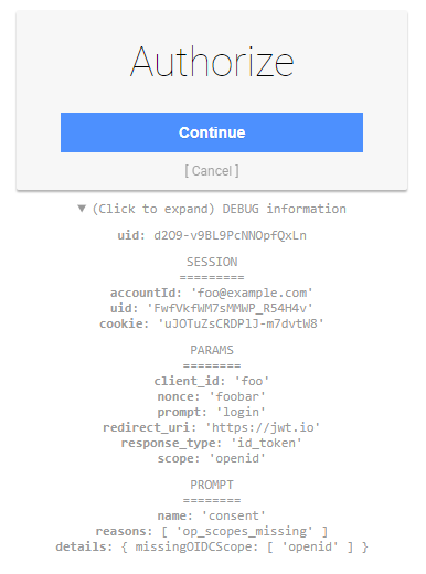 GitHub Frog kt oidc provider test Panva node oidc provider example 