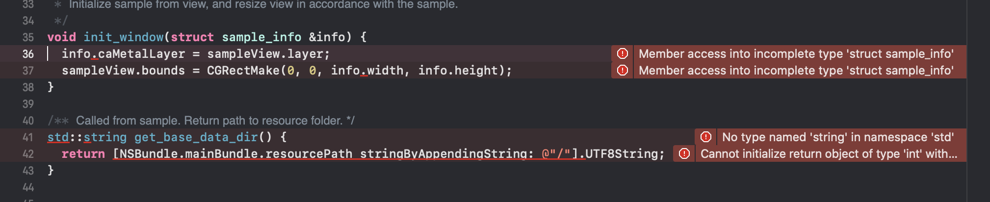 API-Samples does not build · Issue #925 · KhronosGroup/MoltenVK · GitHub