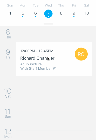 React Native Calendar App Crownflourmills