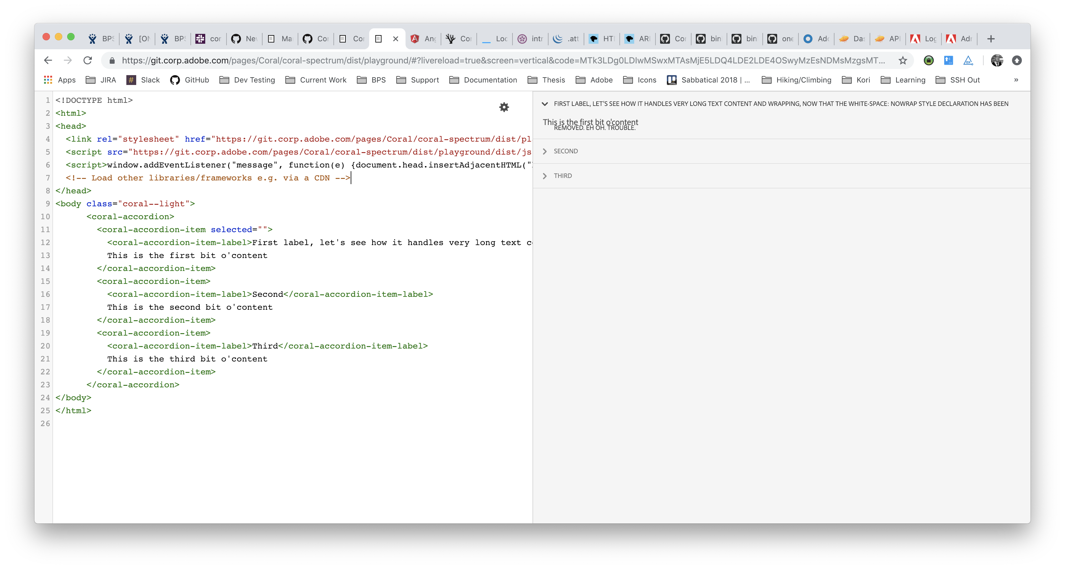 Accordion Heading Multiline (long) headings overflow accordion