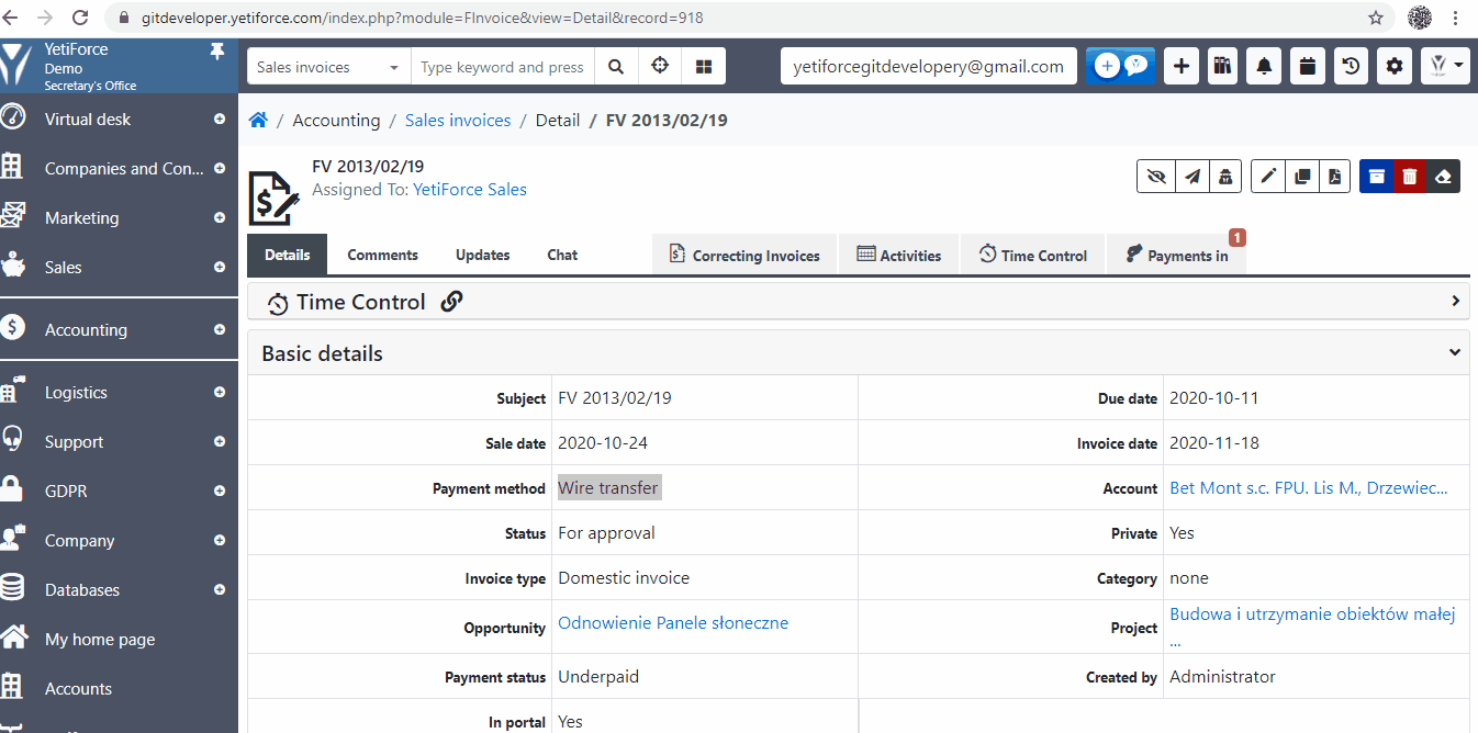 [bug] Invoice Currency summary · Issue #13679 · YetiForceCompany ...