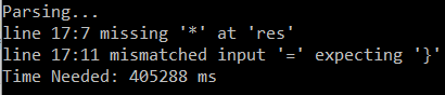 c duration