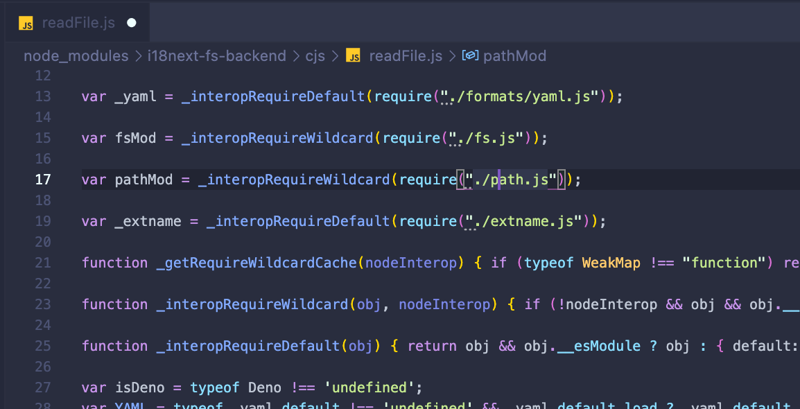 Error: Cannot find module './path.cjs' while building on next-i18next ...