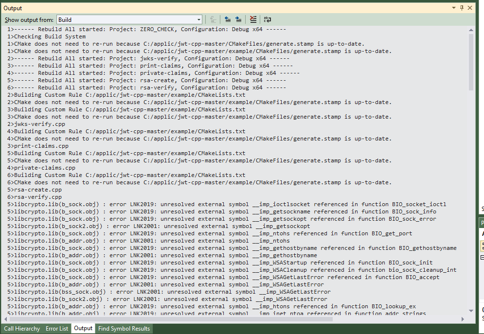 Build Fails With Visual Studio 2017 Because Of Missing Library