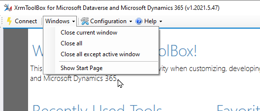 Tools-tab can't be found · Issue #1068 · MscrmTools/XrmToolBox · GitHub