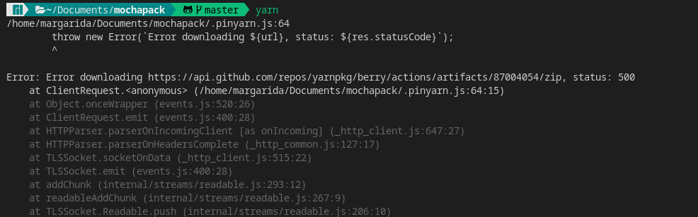[Bug] Can't install dependencies of the project · Issue #122 · sysgears ...