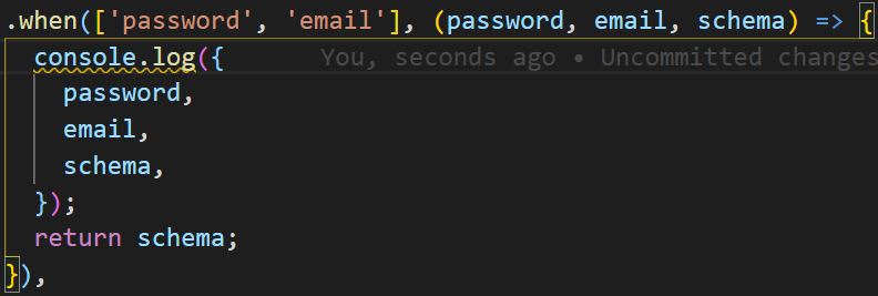 When Builder Docs Issue 1556 Jquense Yup Github