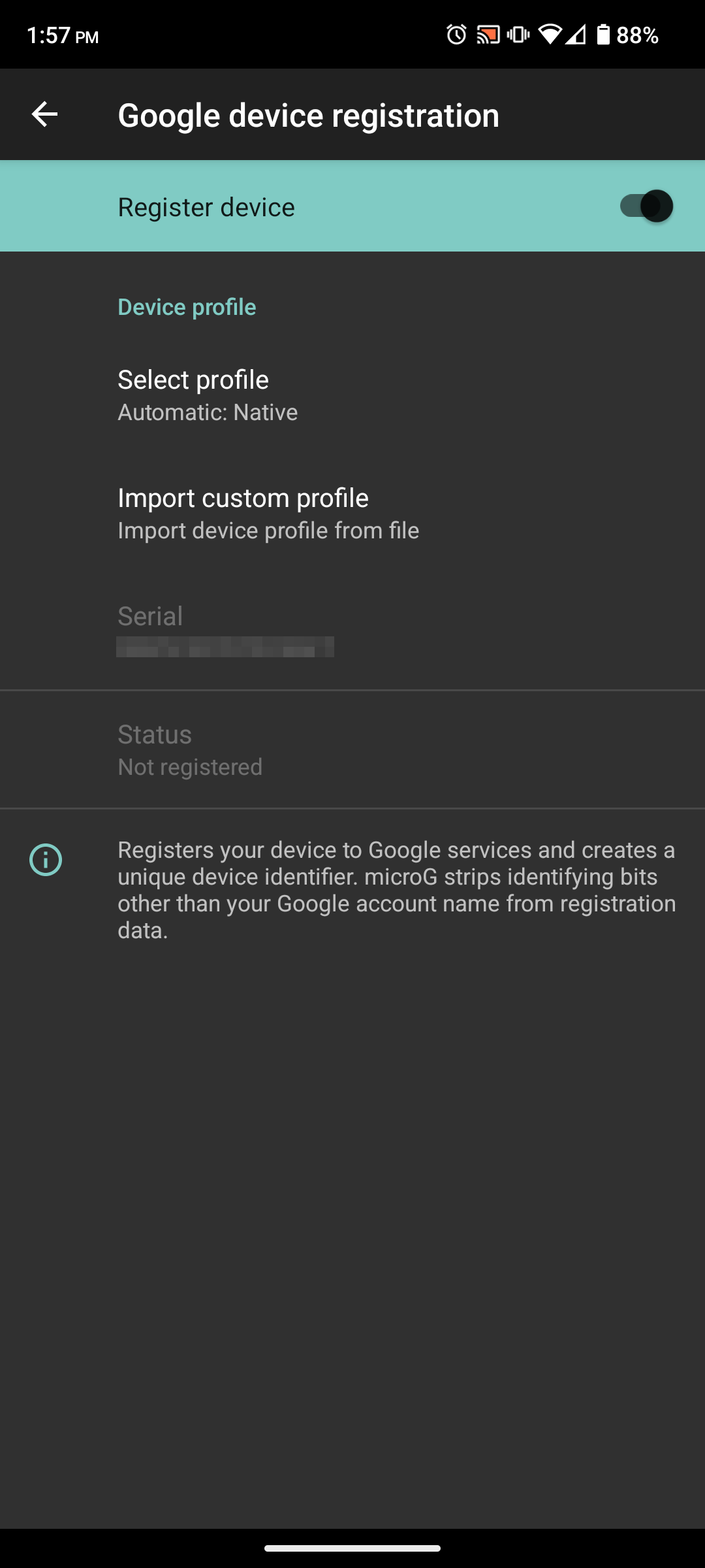 MicroG not registering device anymore nor connecting to cloud messaging · Issue 1871 · microg