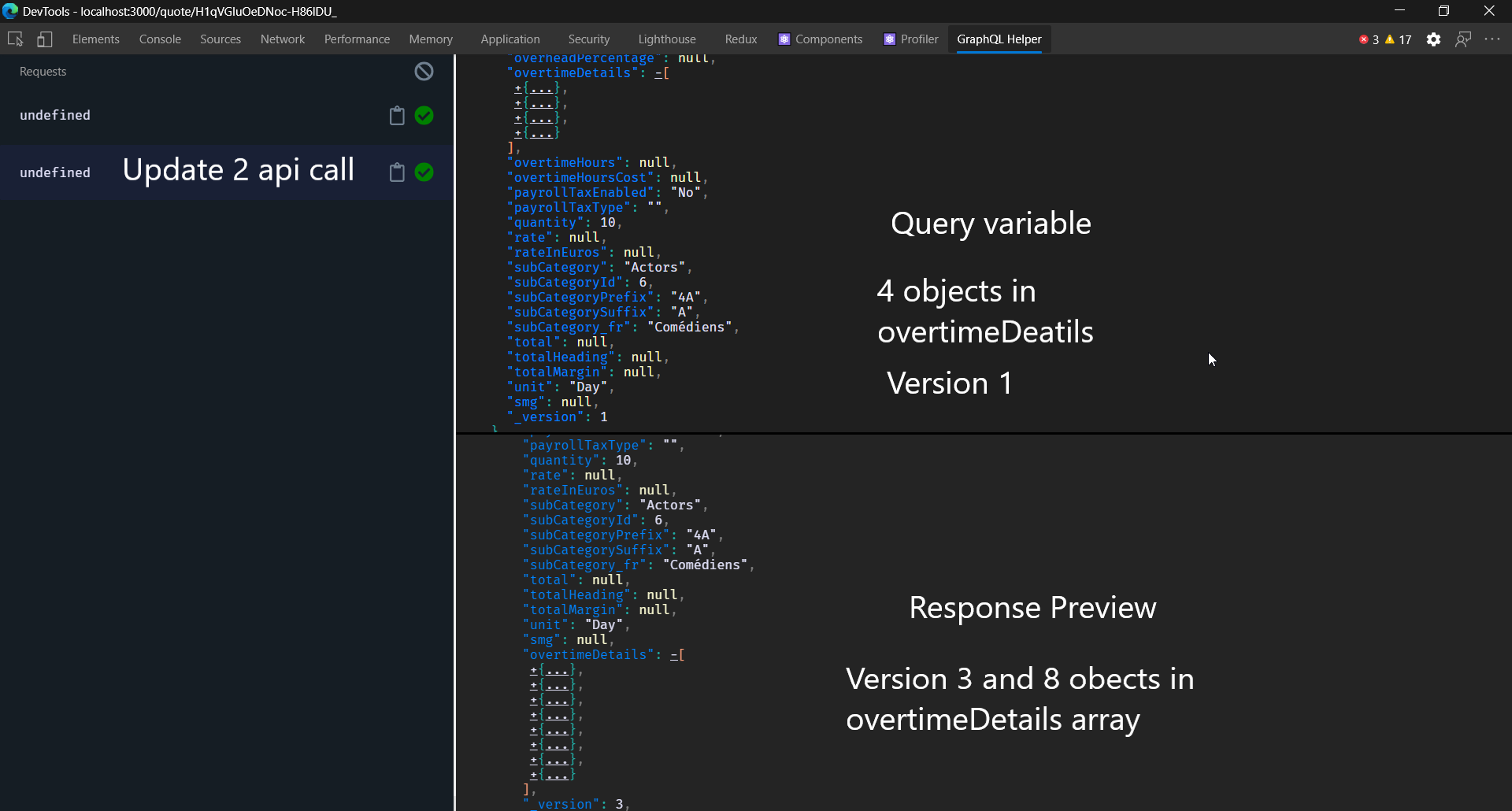 Datastore updating a model with an array leads to duplication of the ...
