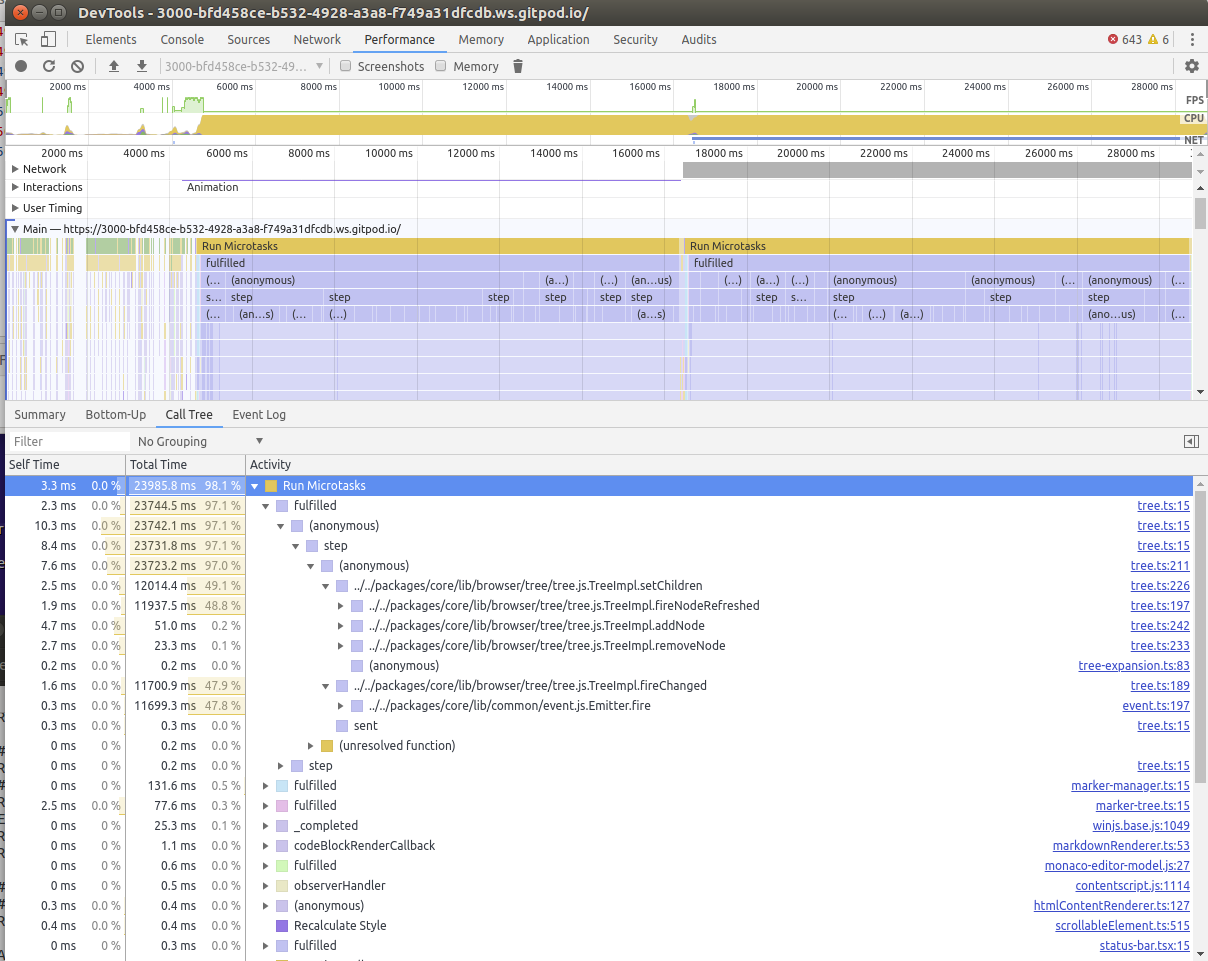 [java] Problems view performance issue with very many markers from many ...