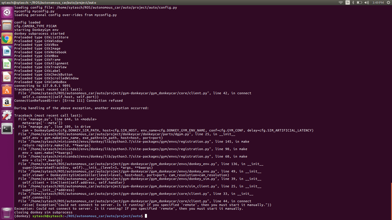 ConnectionRefusedError Errno 111 Connection Refused Issue 589 