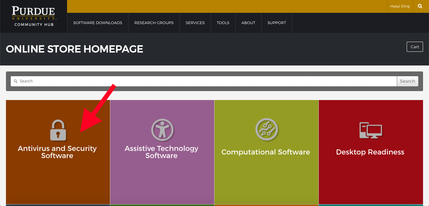 Community_Hub_Home_Page