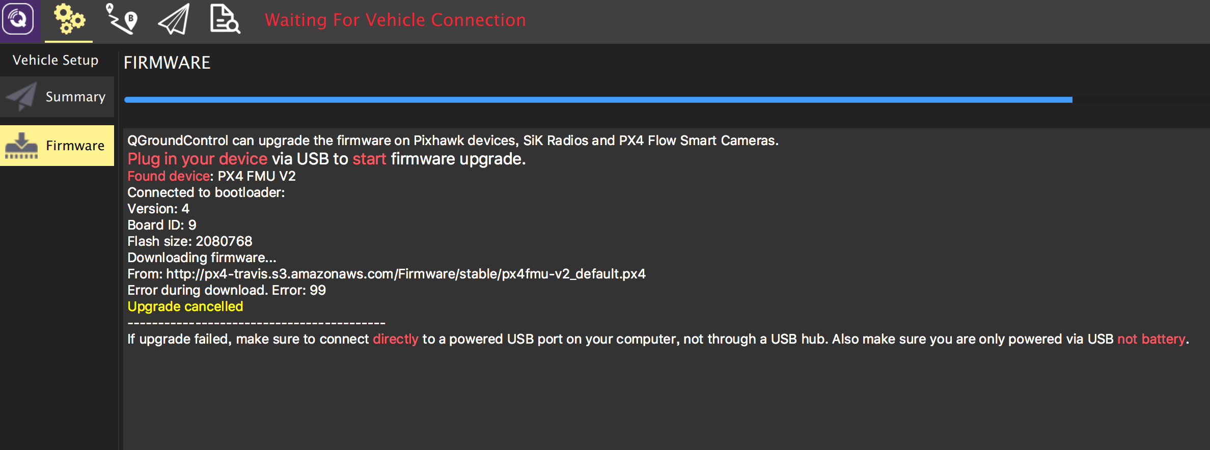 Failed to flash board through terminal · Issue #7870 · PX4/PX4 ...