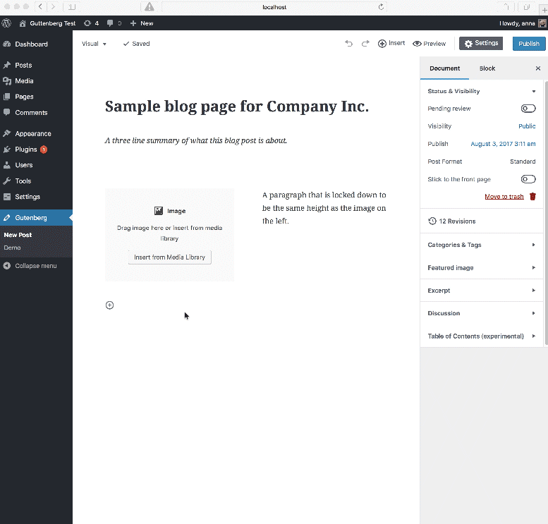 Improve Current Revisions Flow To And From Gutenberg Issue 2166 Wordpress Gutenberg Github