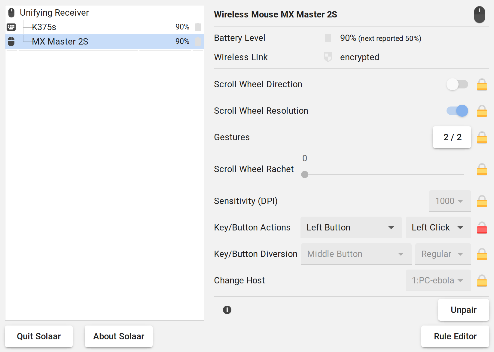 Window size changes with different devices · Issue #1089 · pwr-Solaar ...