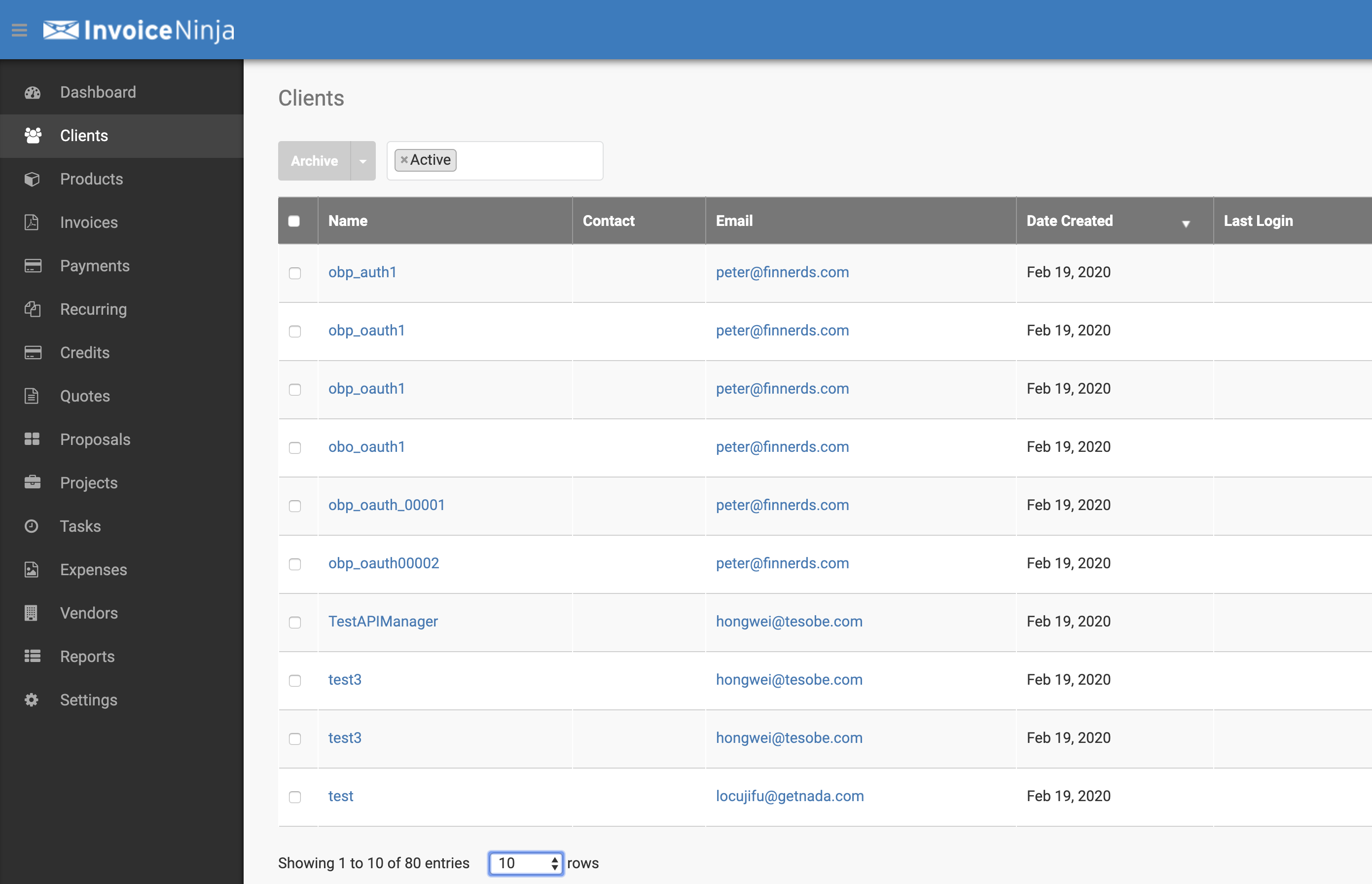 Generated Clients