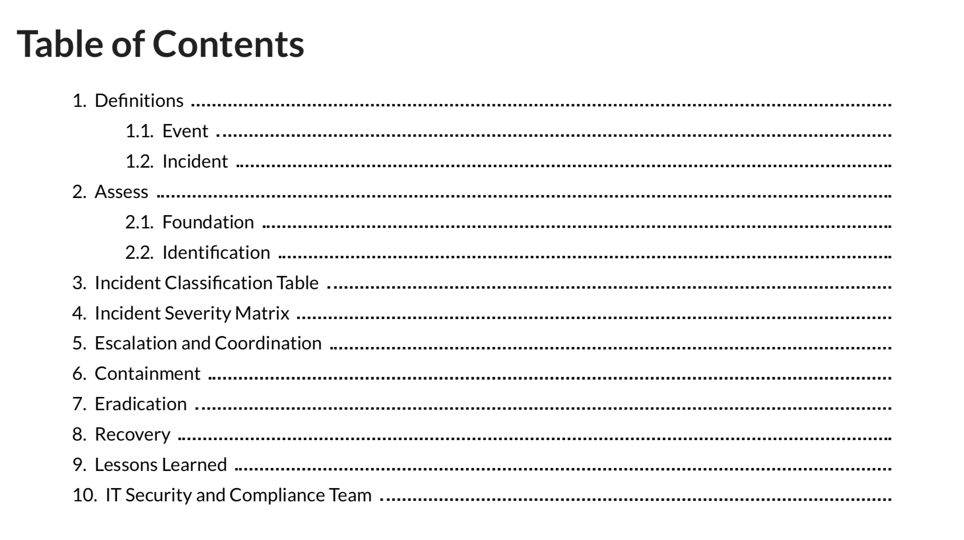 Latex Table Of Contents Decoration Examples