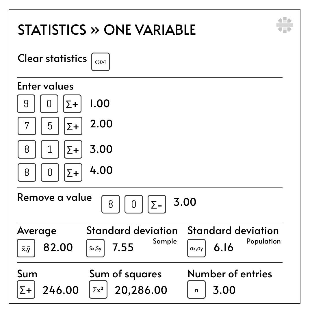 17 Statistics one variable