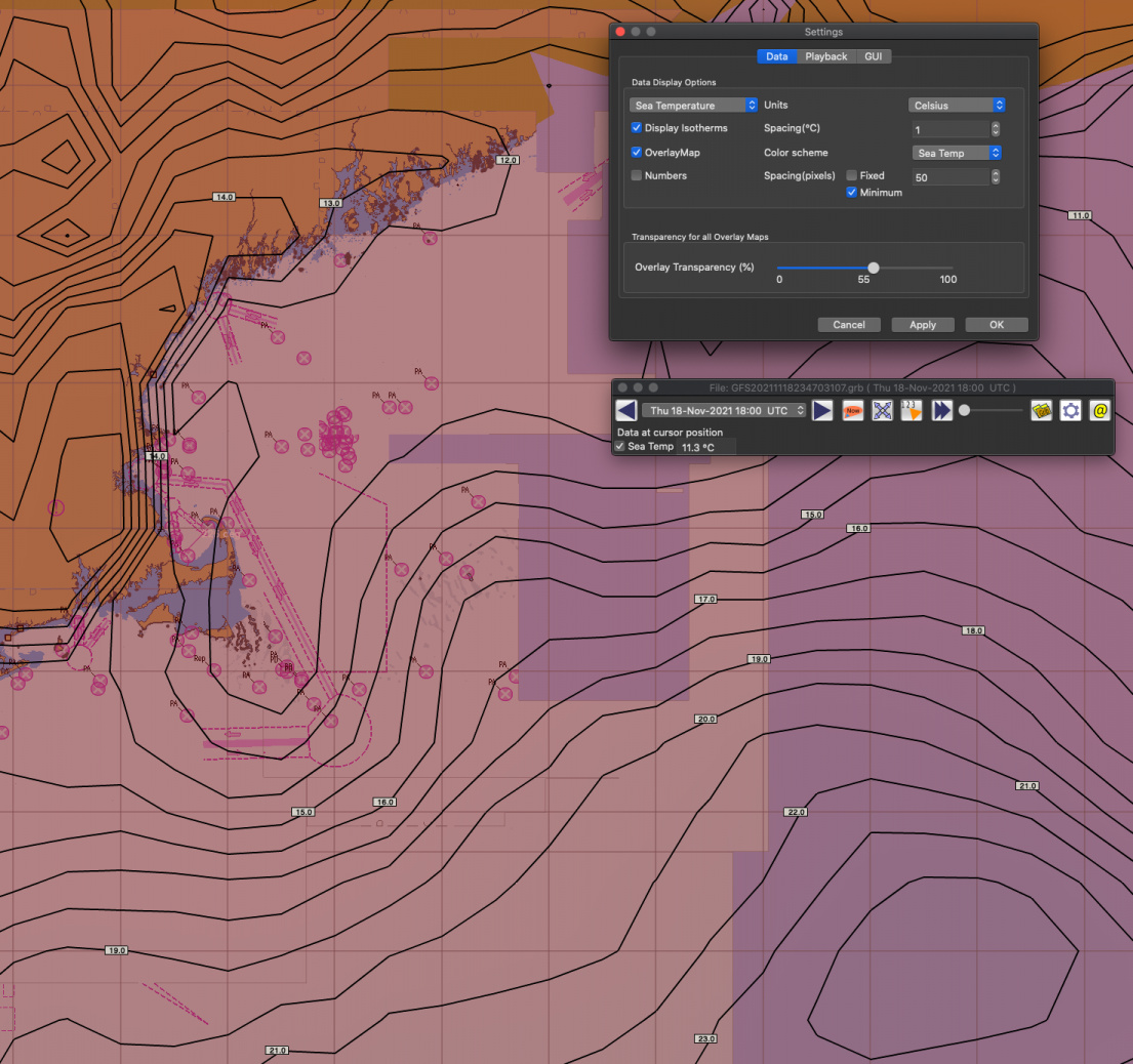 Grib shading broken? · OpenCPN OpenCPN · Discussion #2479 · GitHub