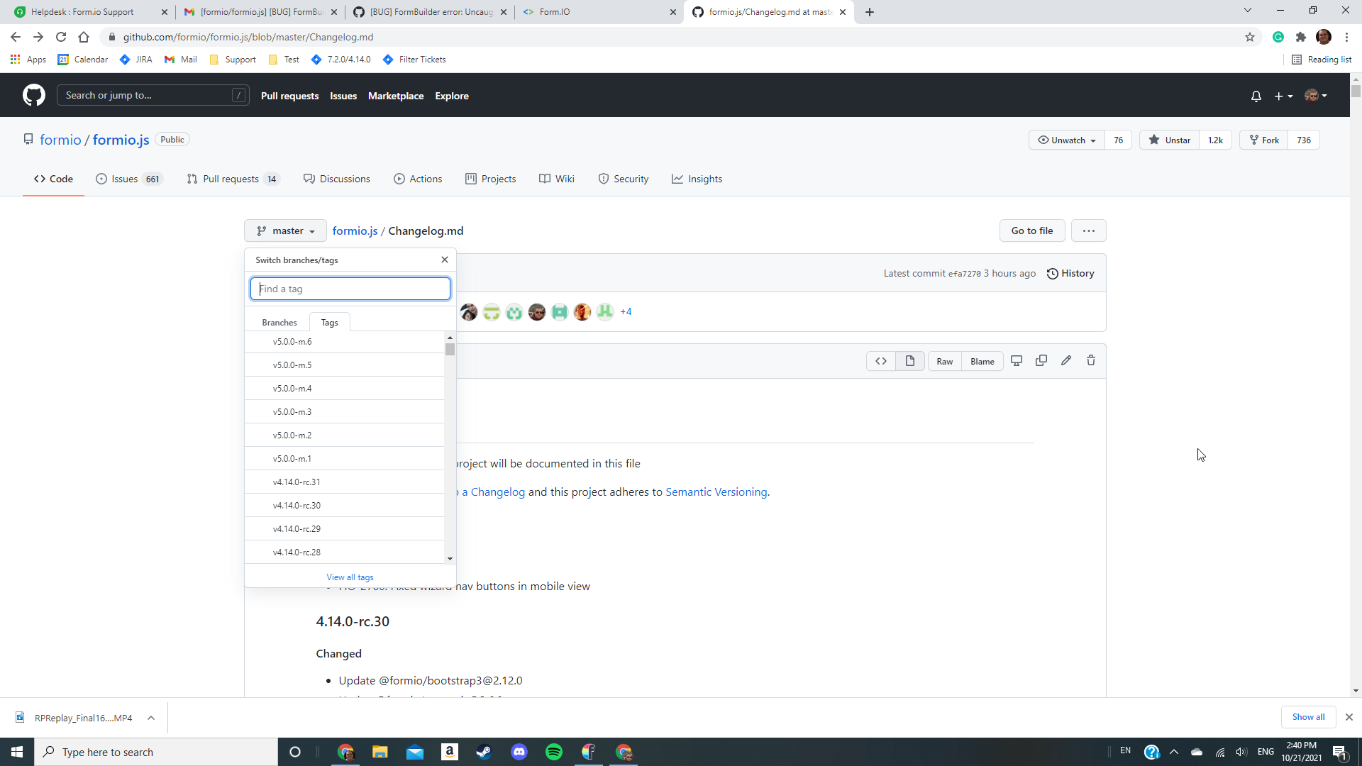 formio js_Changelog md at master · formio_formio j