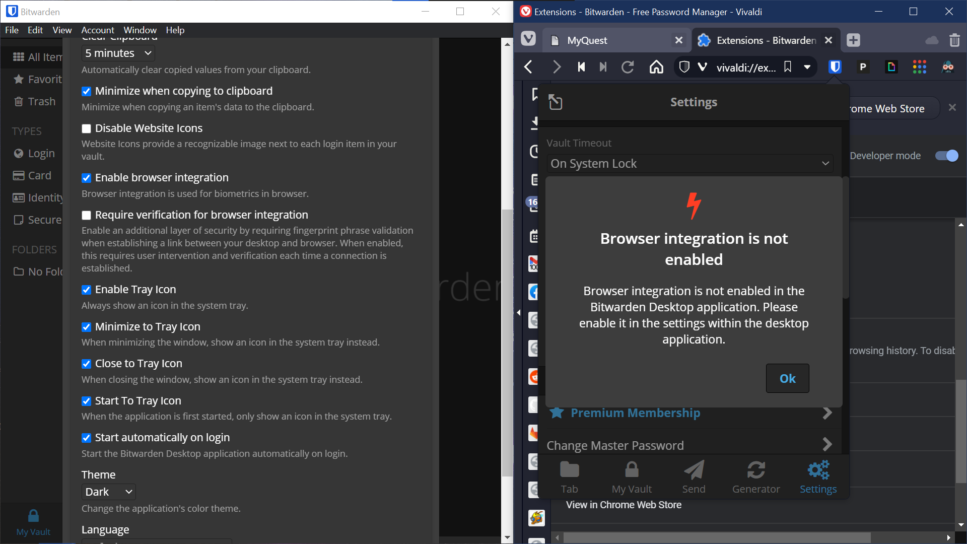 Biometrics not working on Vivaldi on Windows 10 · Issue 1808