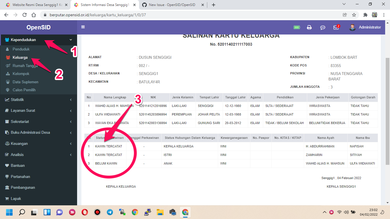 Bug/error: Status Perkawinan KAWIN TERCATAT SEMUA · Issue #4836 ...