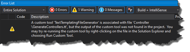 T4TemplateOutputProjectSystem