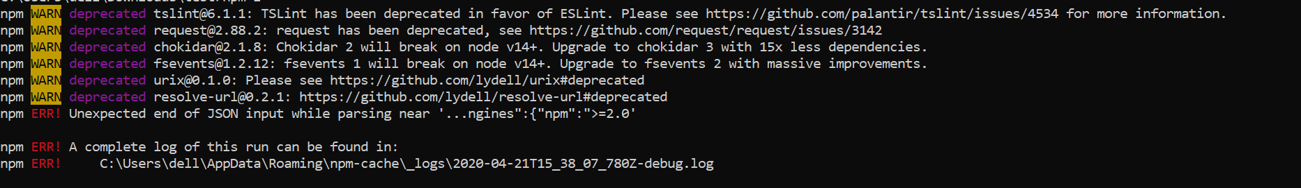 I can't create a new angular project using ng new project · Issue ...