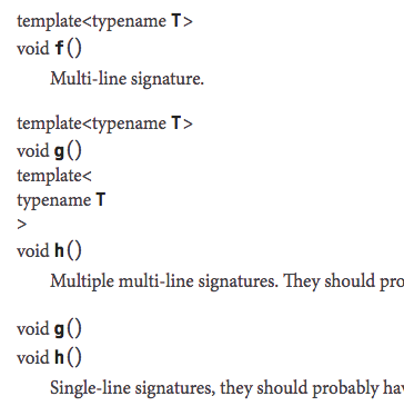 Problem since Sphinx 1.6.1 with Multiple multi-line signatures (cpp ...