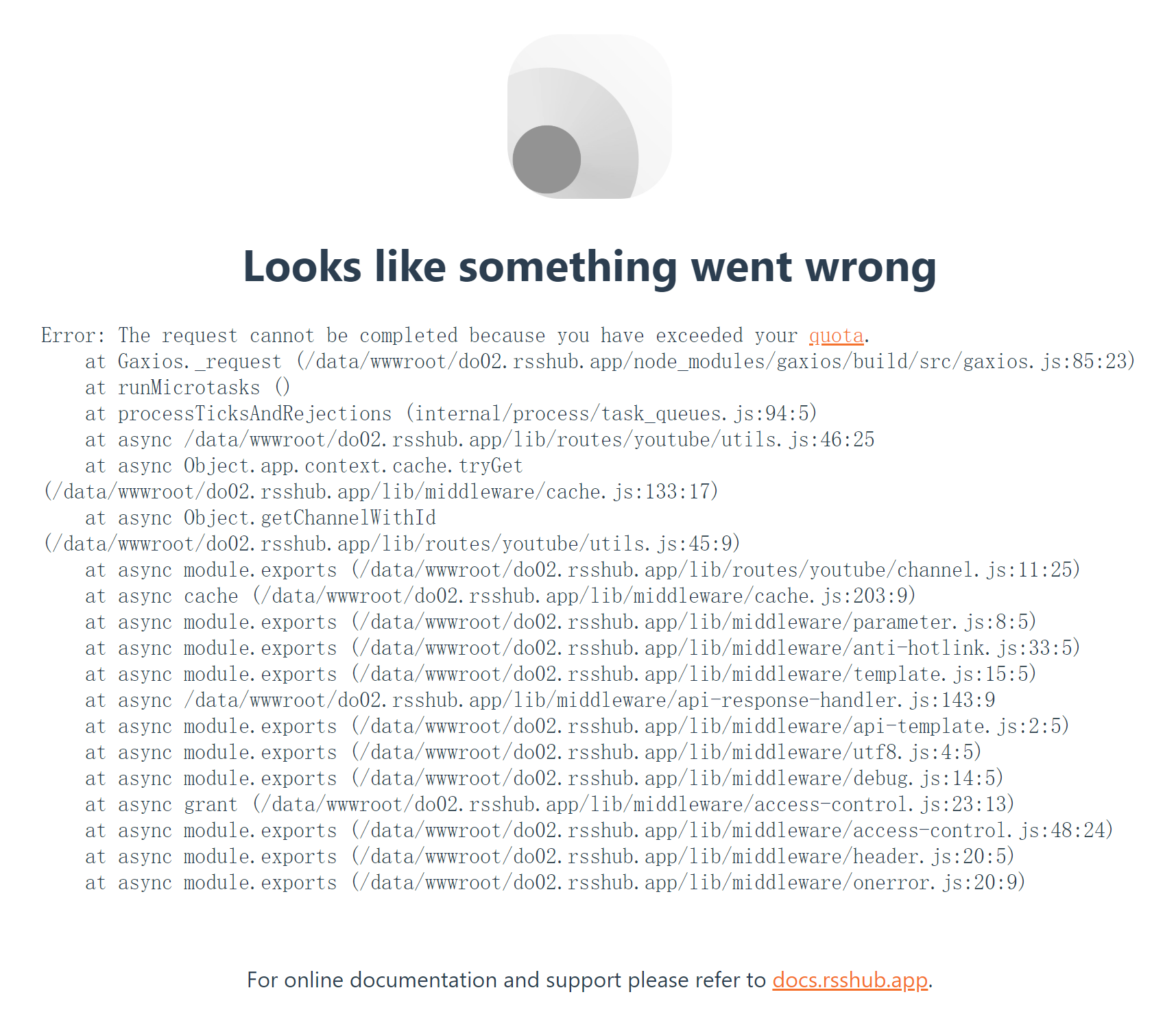 Youtube频道 · Issue #5274 · DIYgod/RSSHub · GitHub