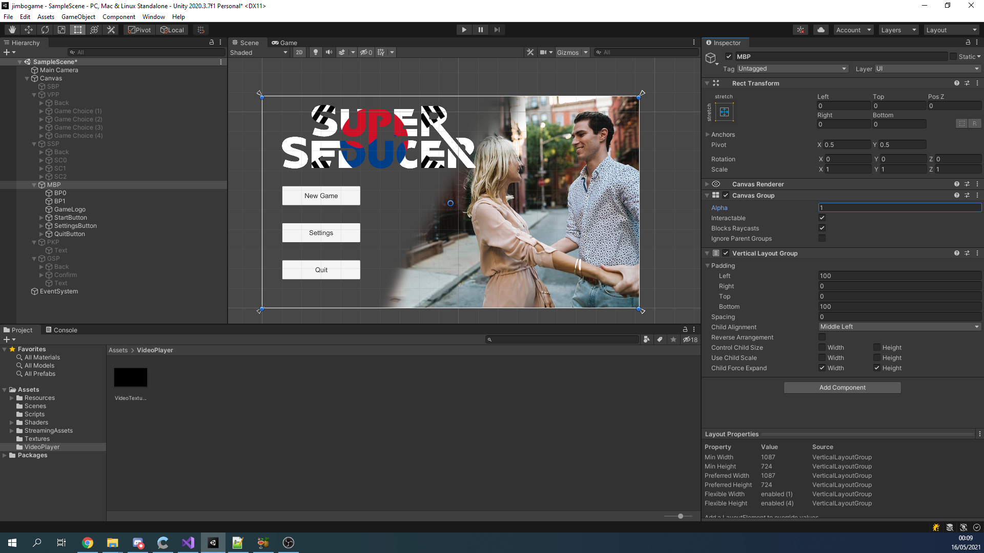 GitHub - Artece/jimbogame: Sample unity project for super seducer style ...