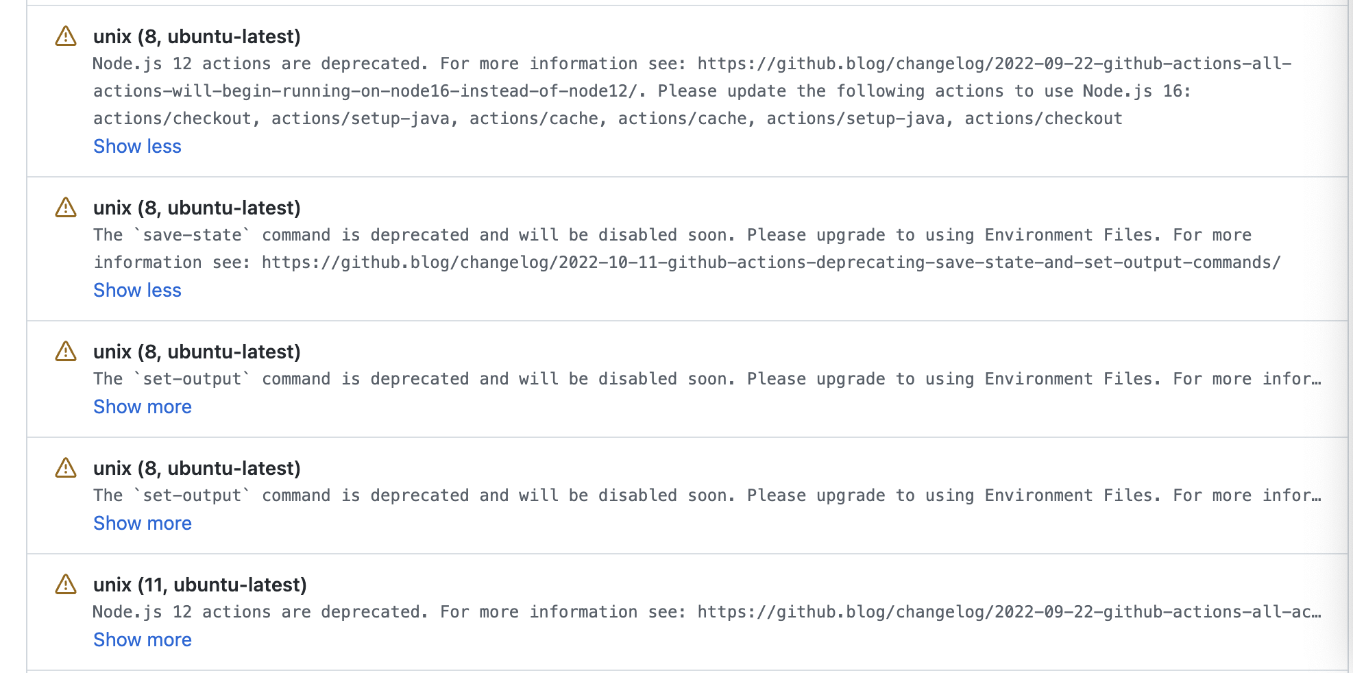Upgrade github action package by HTHou · Pull Request #7852 · apache ...