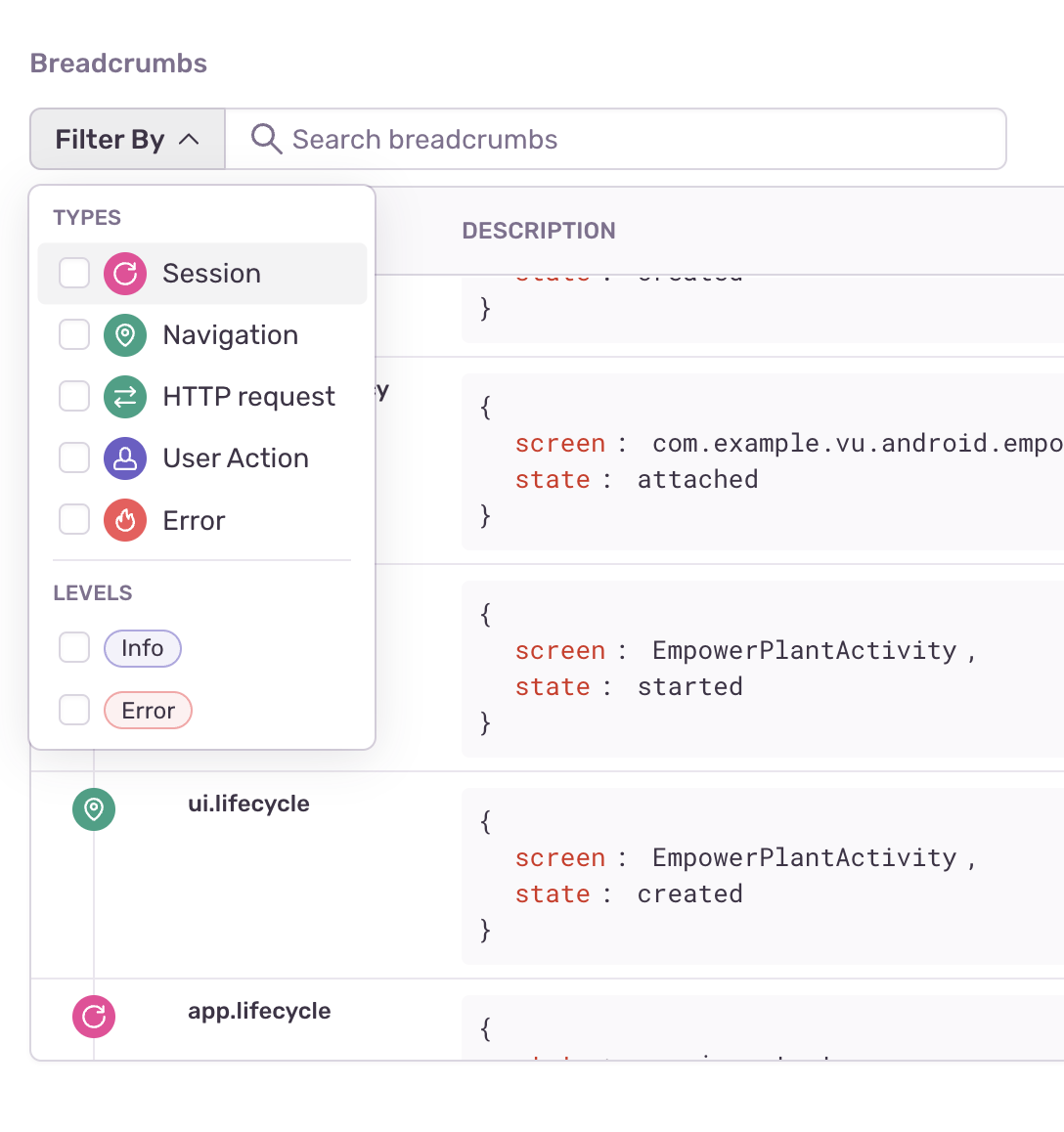 [Breadcrumbs] Be able to filter on Category provided in breadcrumbs