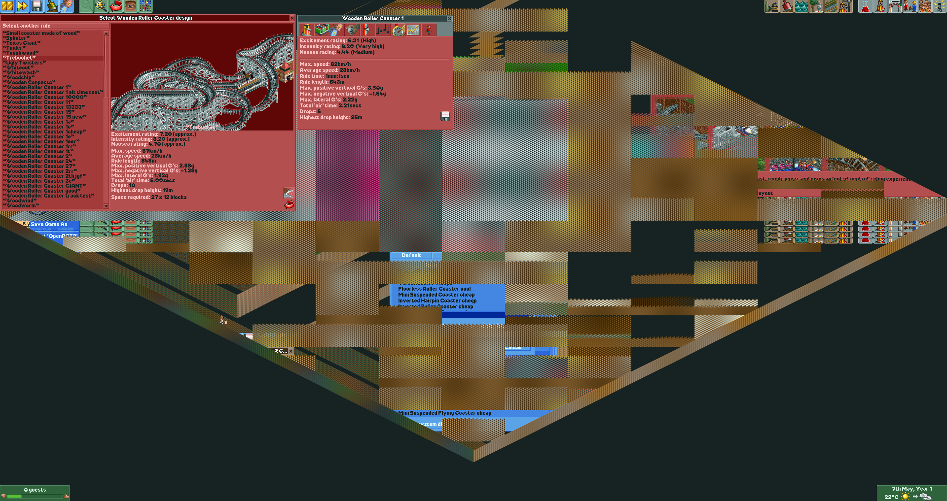 Tons of visual glitches when zooming out · Issue #6681 · OpenRCT2 ...