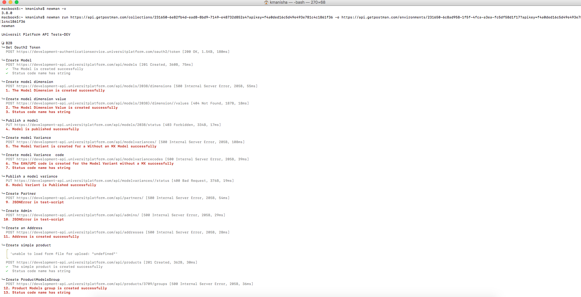 The API tests which run in Postman sometimes fail in Newman · Issue ... image.