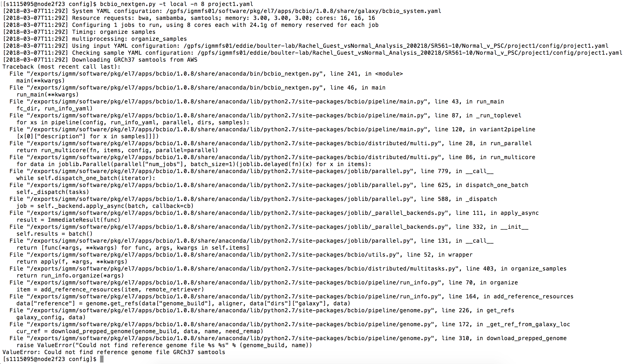 Specifying sample-specific ref genome files · Issue #2320 · bcbio/bcbio ...