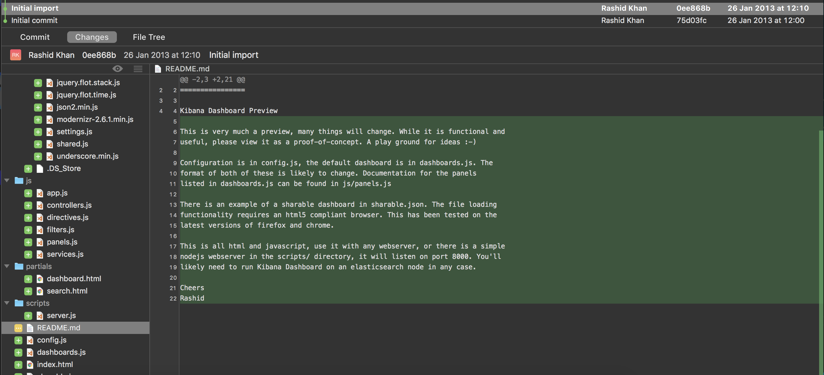 Diff view error when uncheck ignore whitespaces · Issue 132 · forkdev