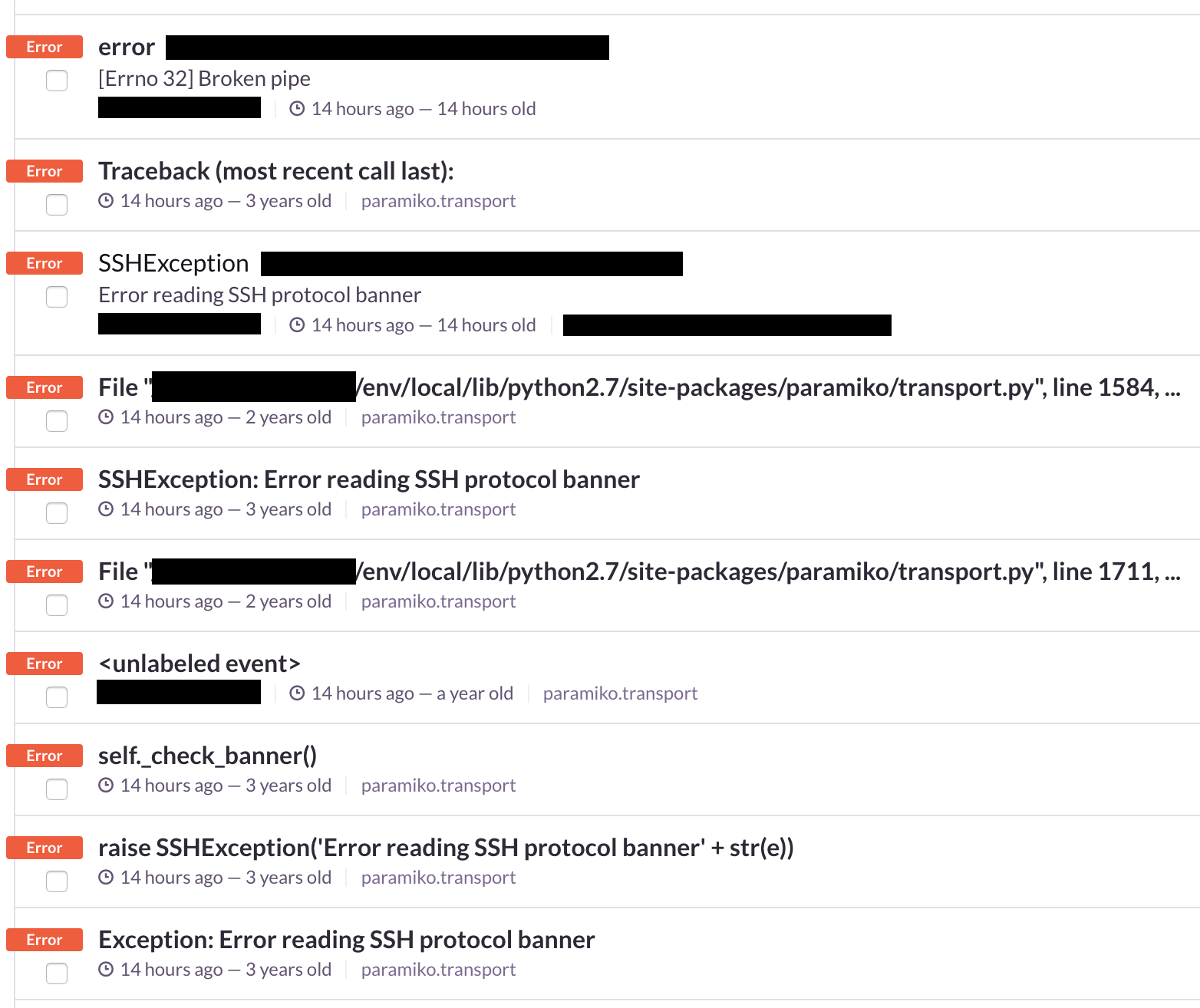 Traceback parts in exception list · Issue #6181 · getsentry/sentry · GitHub
