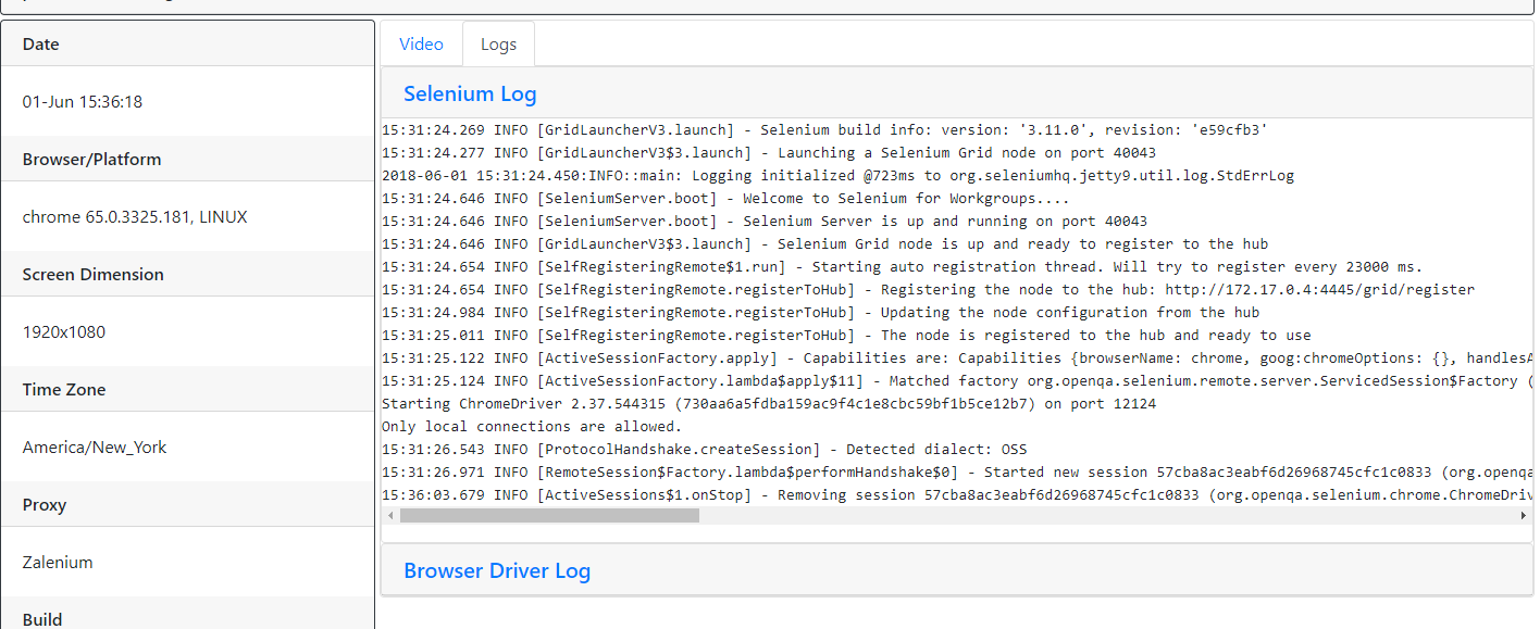 Changing Selenium Log level · Issue 607 · zalando/zalenium · GitHub