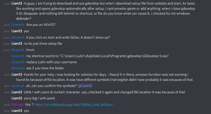 Special characters messing with GDevelop · Issue #2175 · 4ian/GDevelop ...