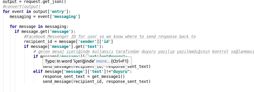 GitHub - asim06/Python-Mesenger-Bot: Web siteleri üzerinden çekilen ...
