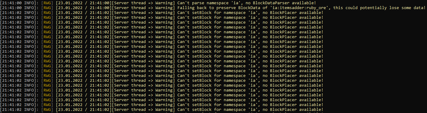 RWG Integration Error · Issue #1457 · PluginBugs/Issues-ItemsAdder · GitHub