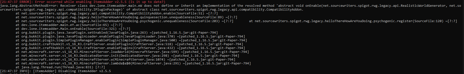 RWG Integration Error · Issue #1457 · PluginBugs/Issues-ItemsAdder · GitHub