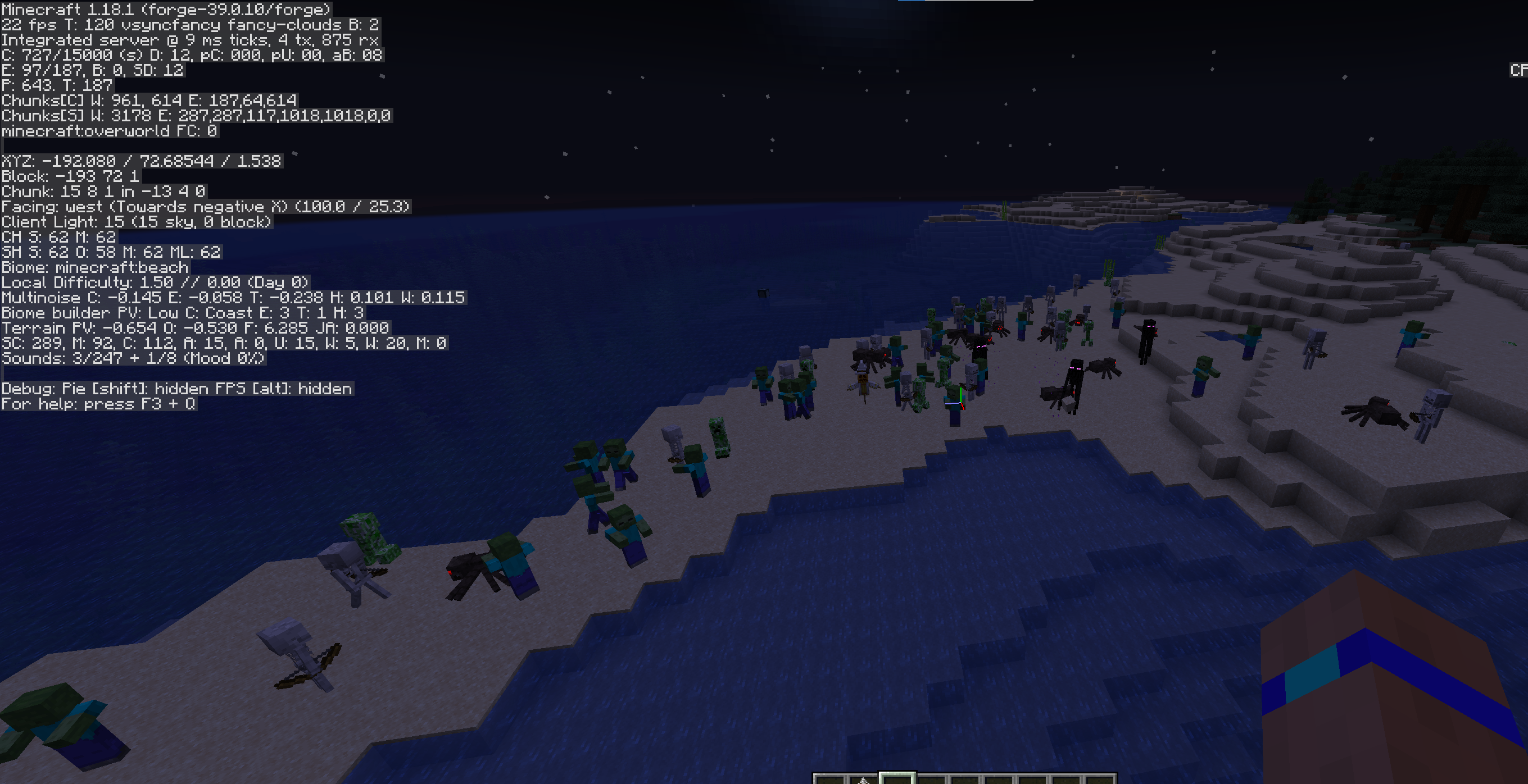 [Bug] Large numbers of hostile mobs spawning 1.18.1 · Issue #12 ...