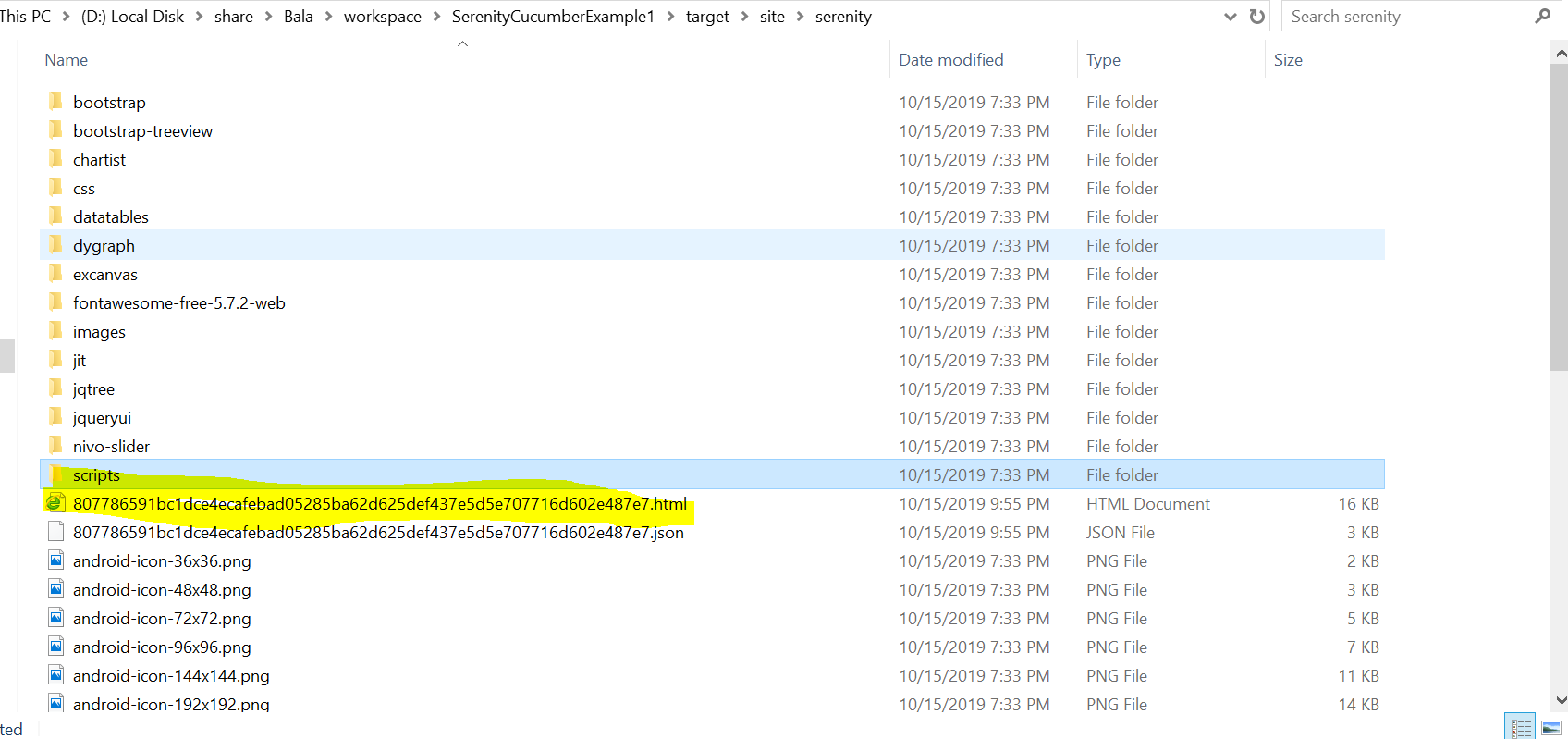 I am not able to see index.html file inside the target folder · Issue #2 ·  serenity-bdd/serenity-cucumber4-smoketests · GitHub