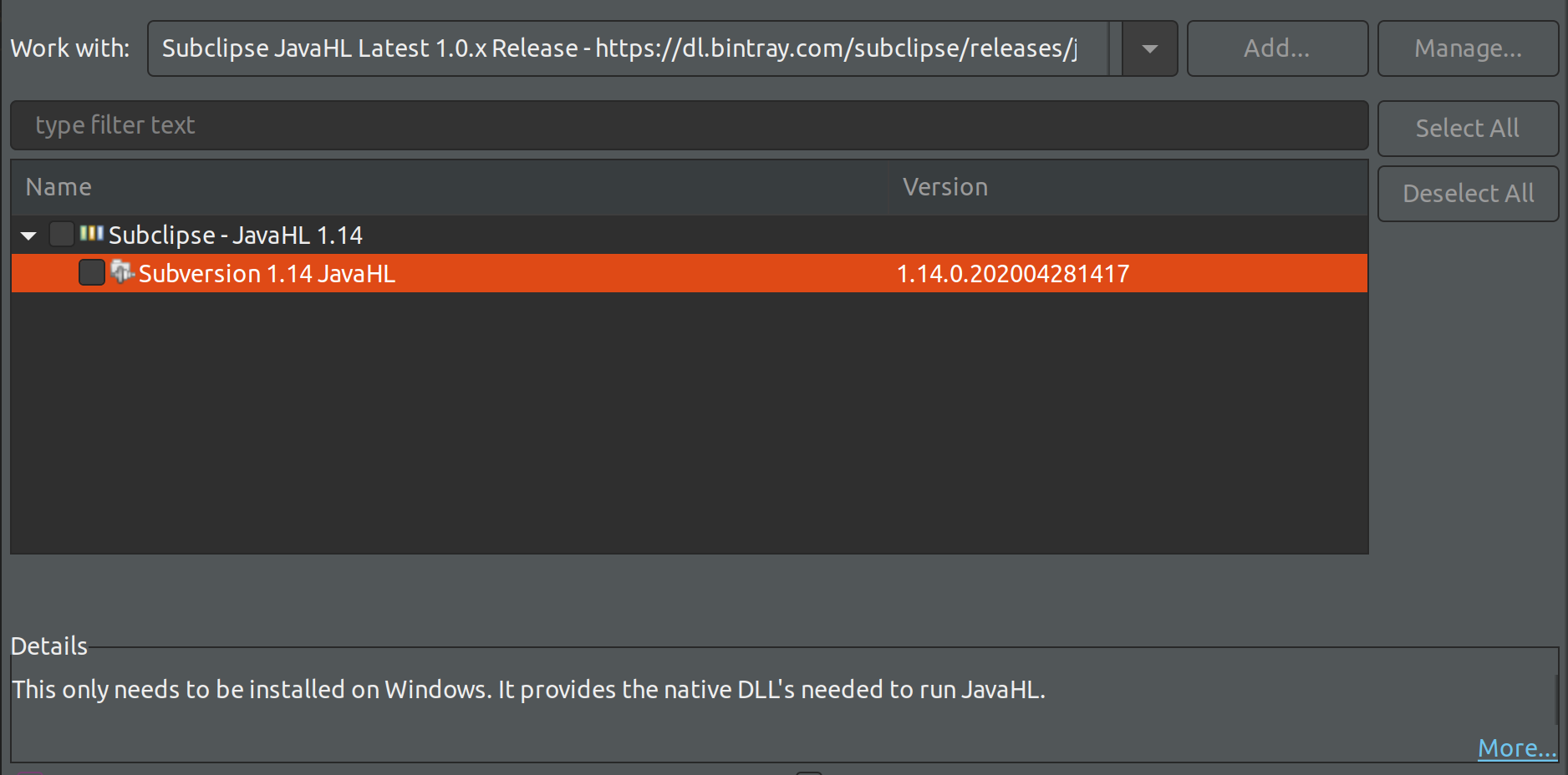 Subclipse Doesn T Work On Ubuntu 20 04 Svn 1 13 0 Issue 129 Subclipse Doesn T Work On Ubuntu 20 04 Svn 1 13 0 Issue 129