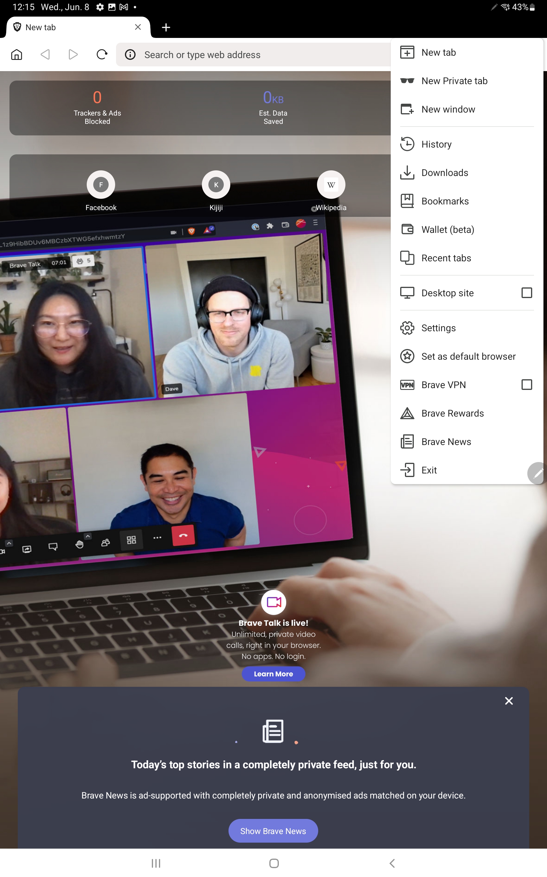[VPN] Change main menu layout · Issue #23240 · brave/brave-browser · GitHub